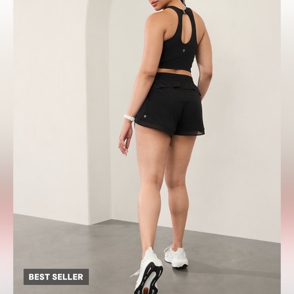 Athleta Mesh Racer Mid Rise Short 4” - Picture 2 of 6